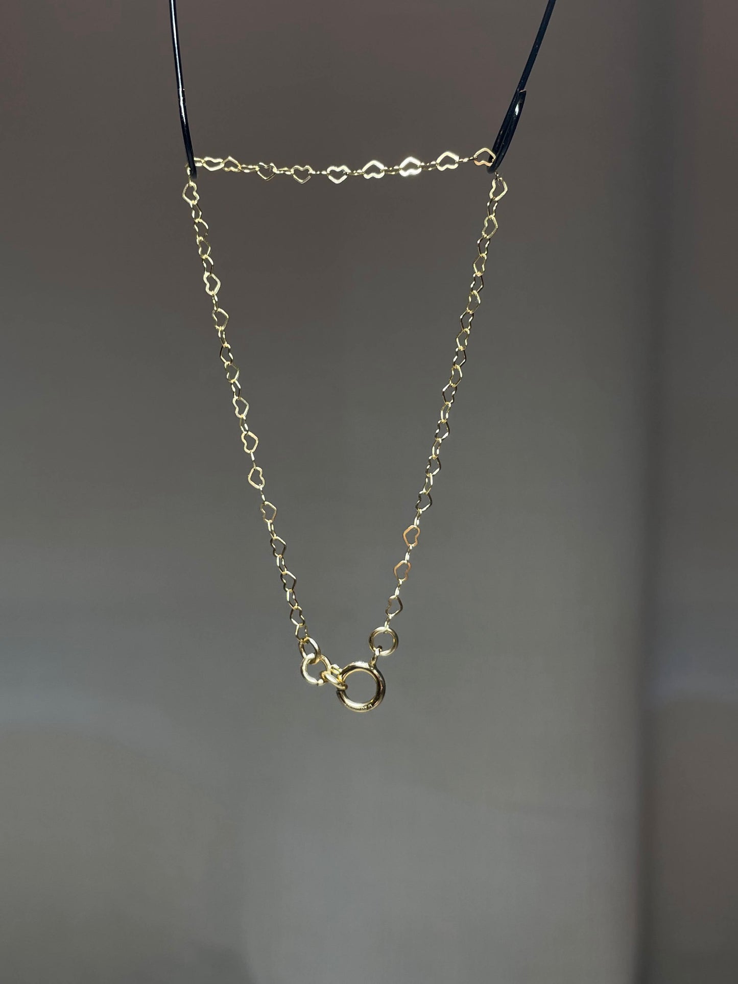 14k gold filled dainty heart bracelet