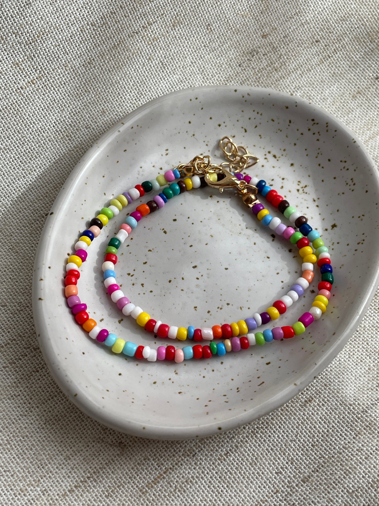 Colorful beaded necklace