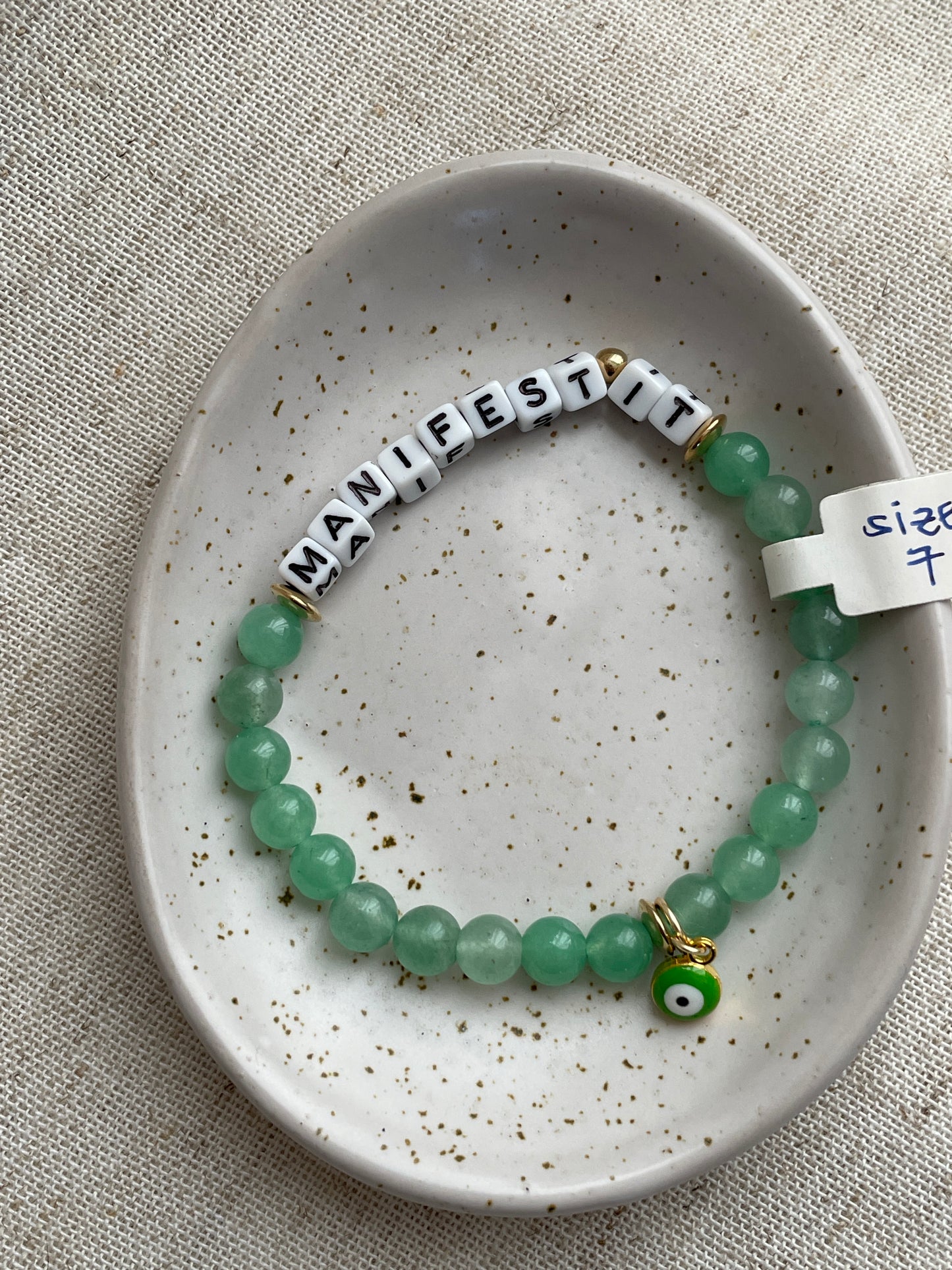 Aventurine & jade positivity bracelets