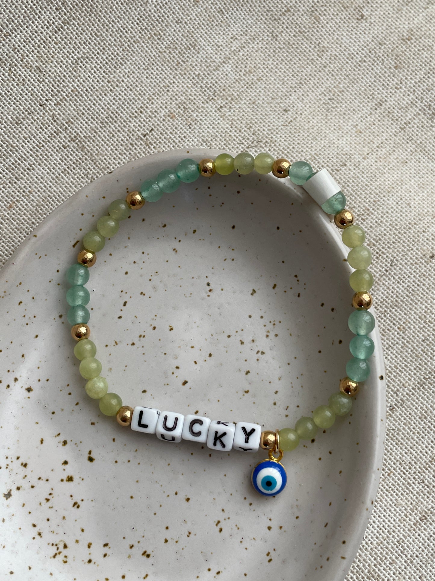 Aventurine & jade positivity bracelets