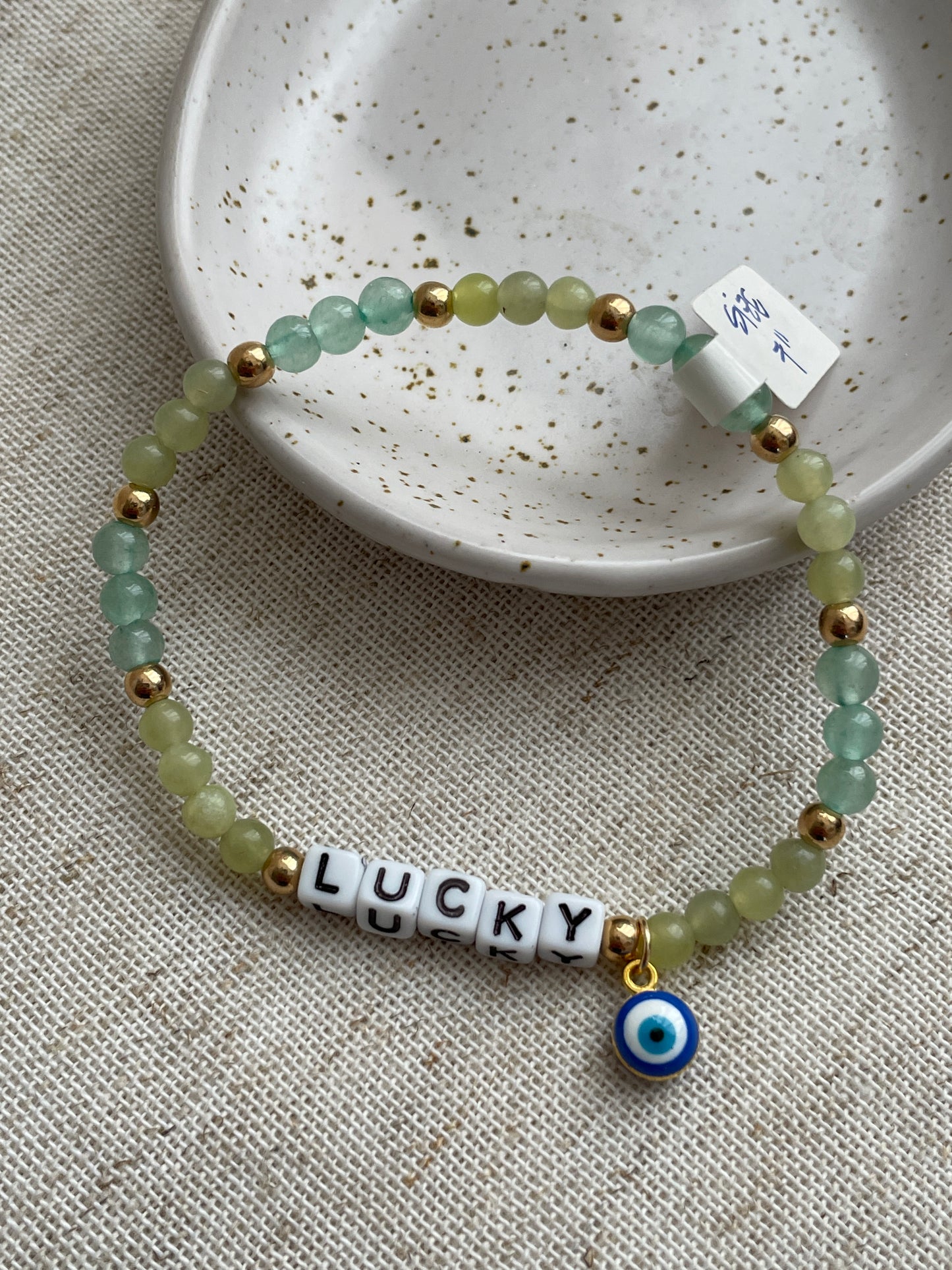 Aventurine & jade positivity bracelets