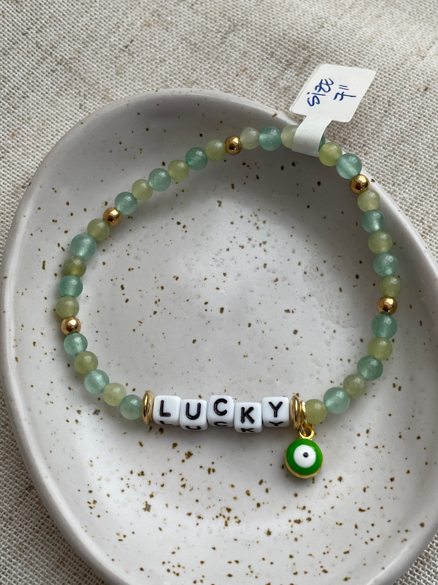 Aventurine & jade positivity bracelets