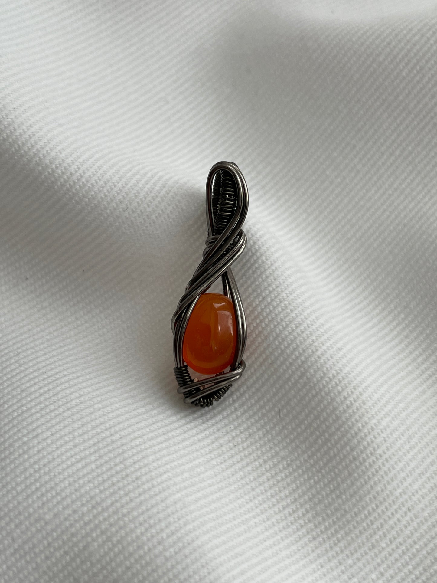 Carnelian mini pendants