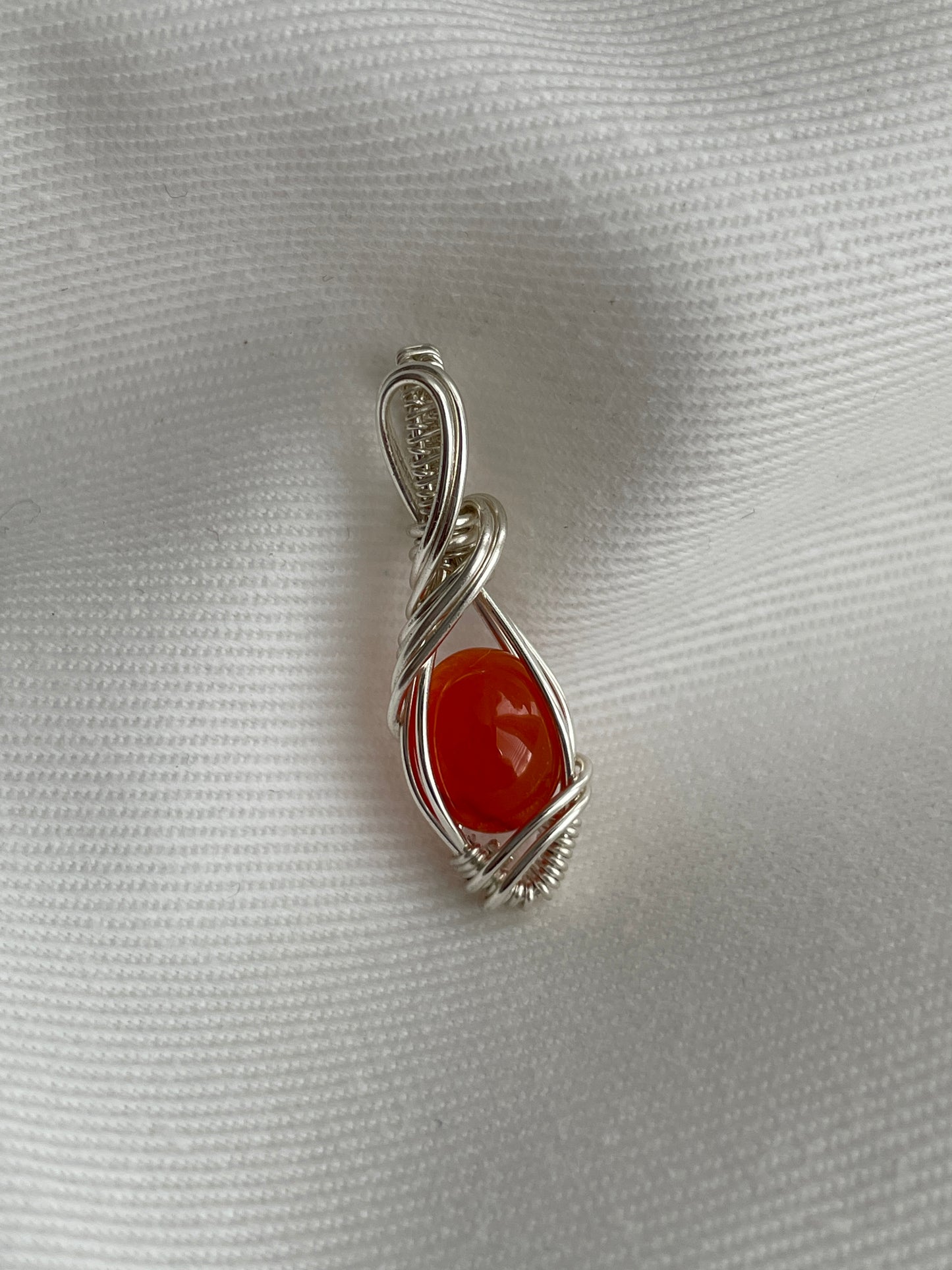 Carnelian mini pendants