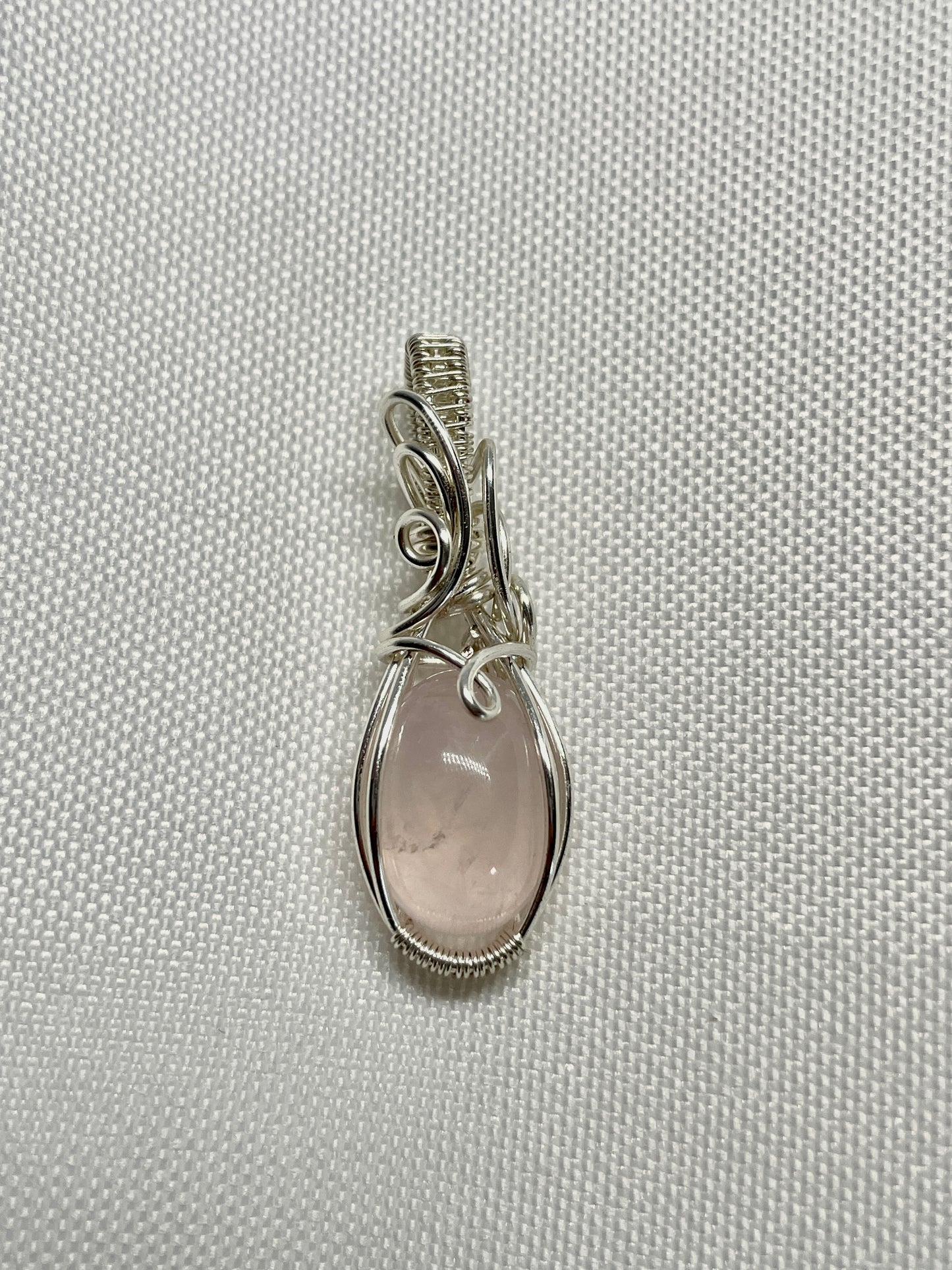 Rose quartz pendants