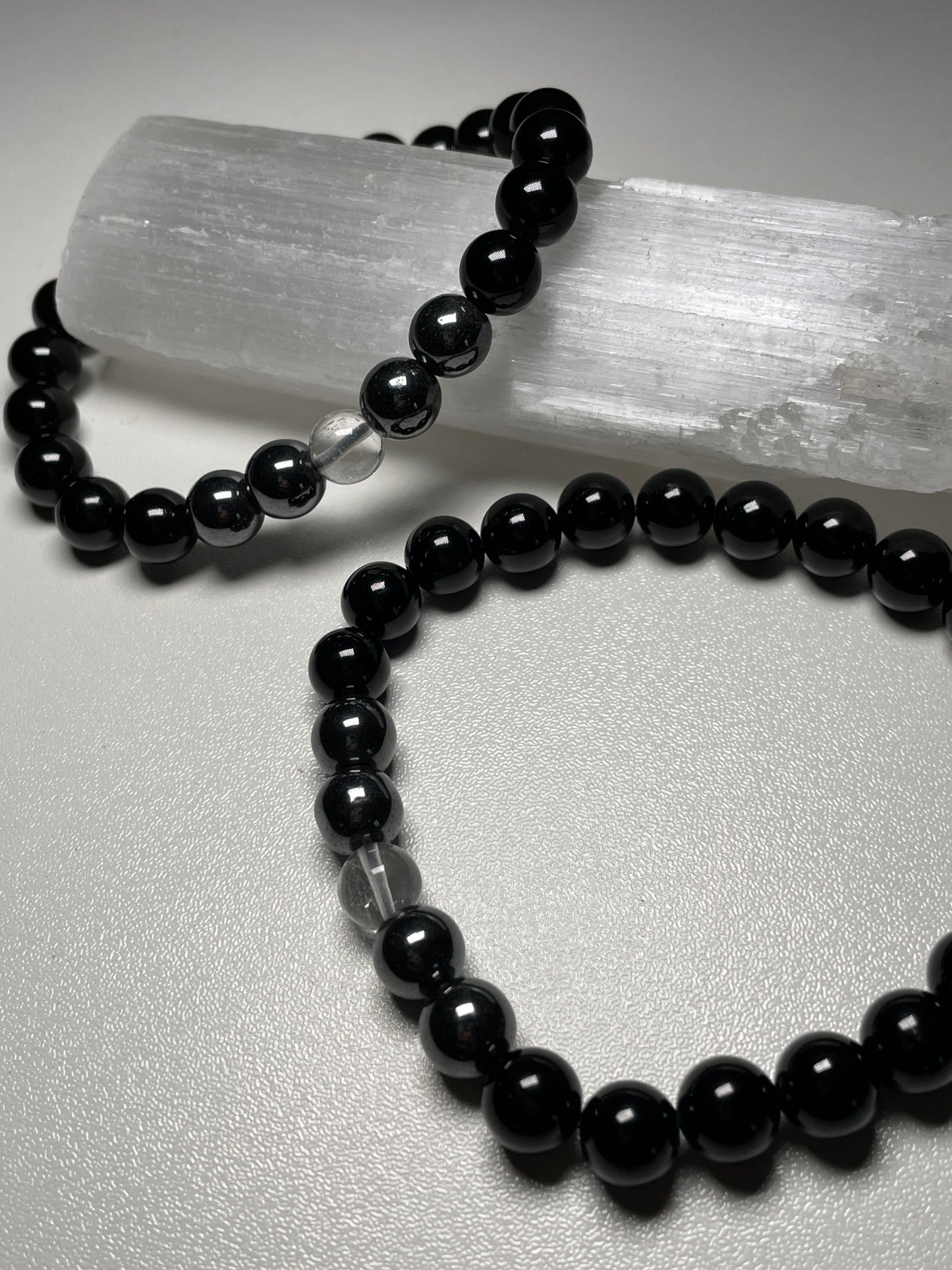 "Always Protected" Black tourmaline (8mm) gemstone bracelet