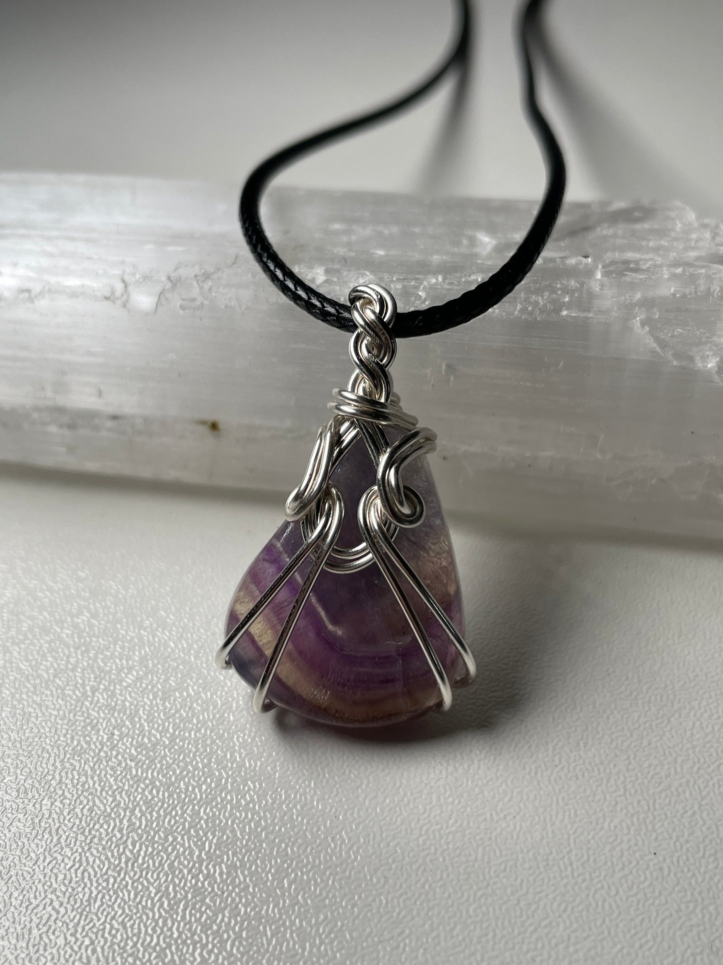 Fluorite pendant