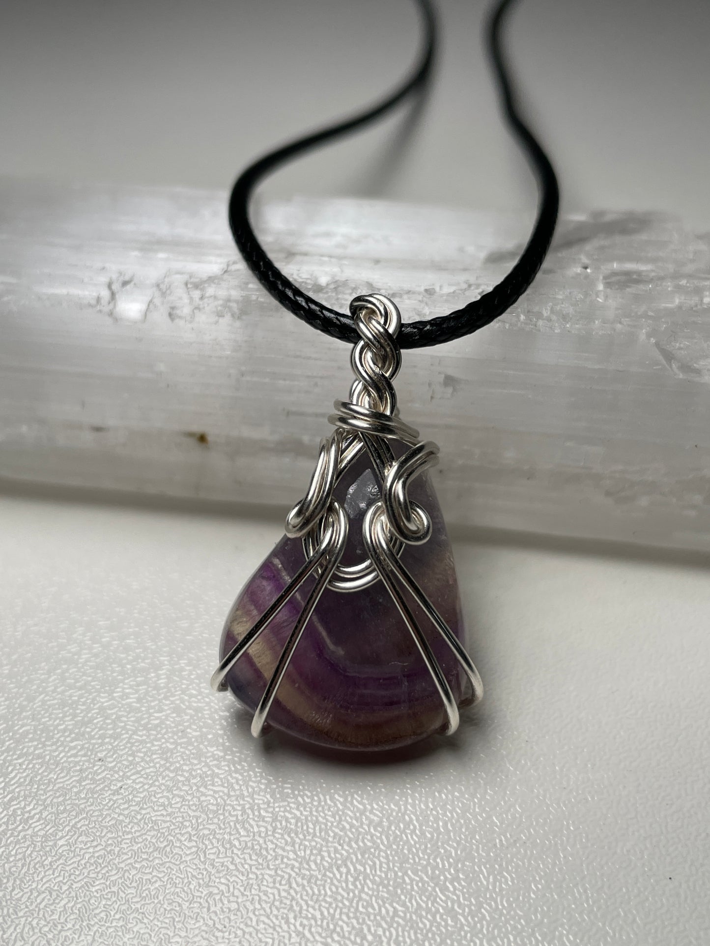 Fluorite pendant