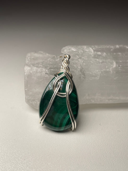 Malachite pendant