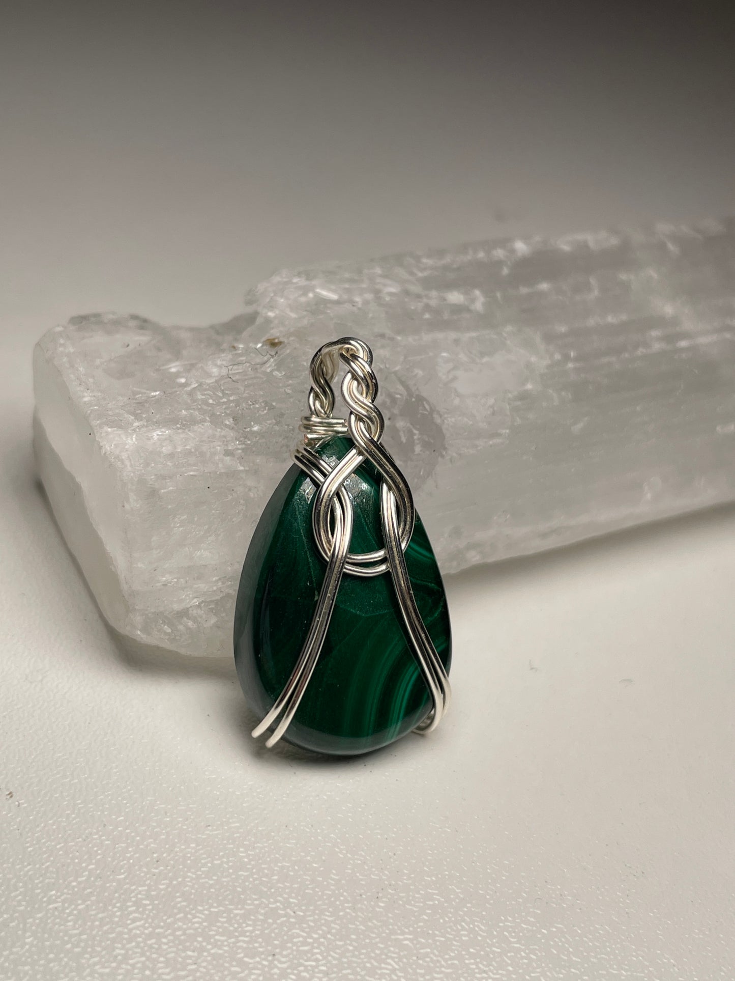 Malachite pendant