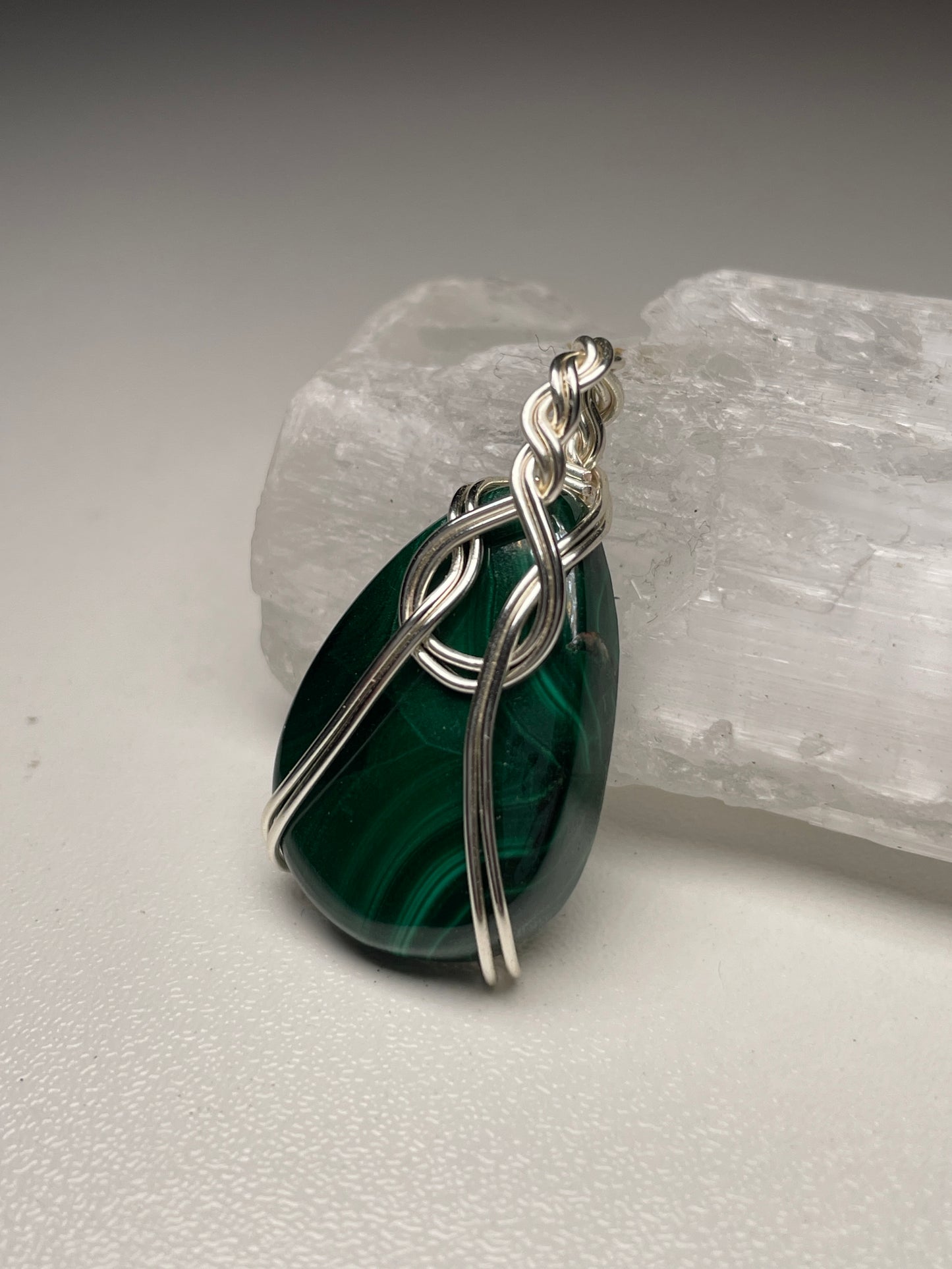 Malachite pendant