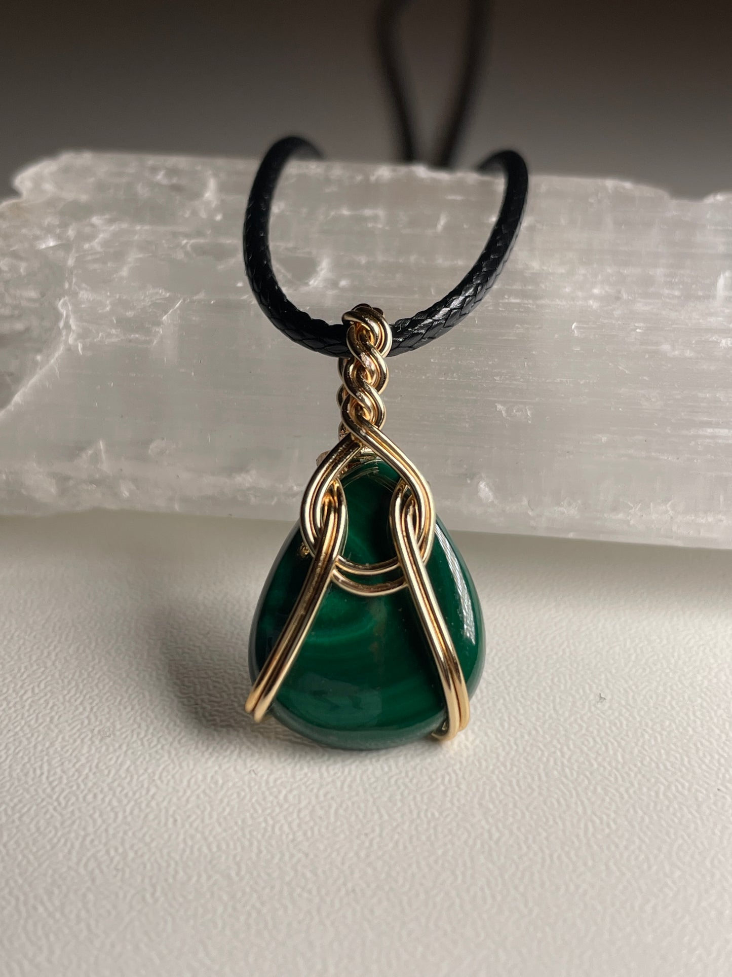 Malachite pendant