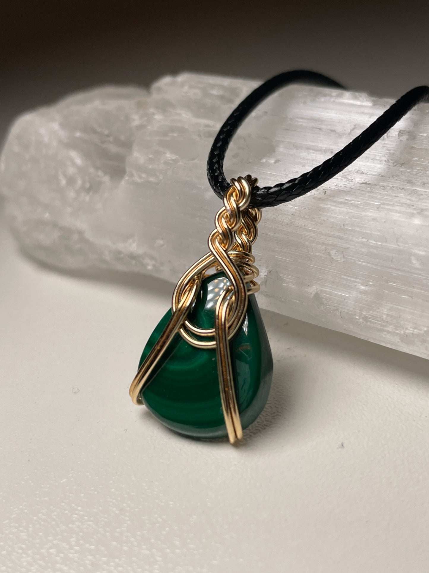 Malachite pendant