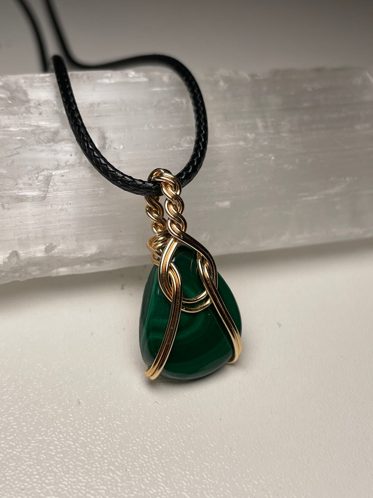 Malachite pendant