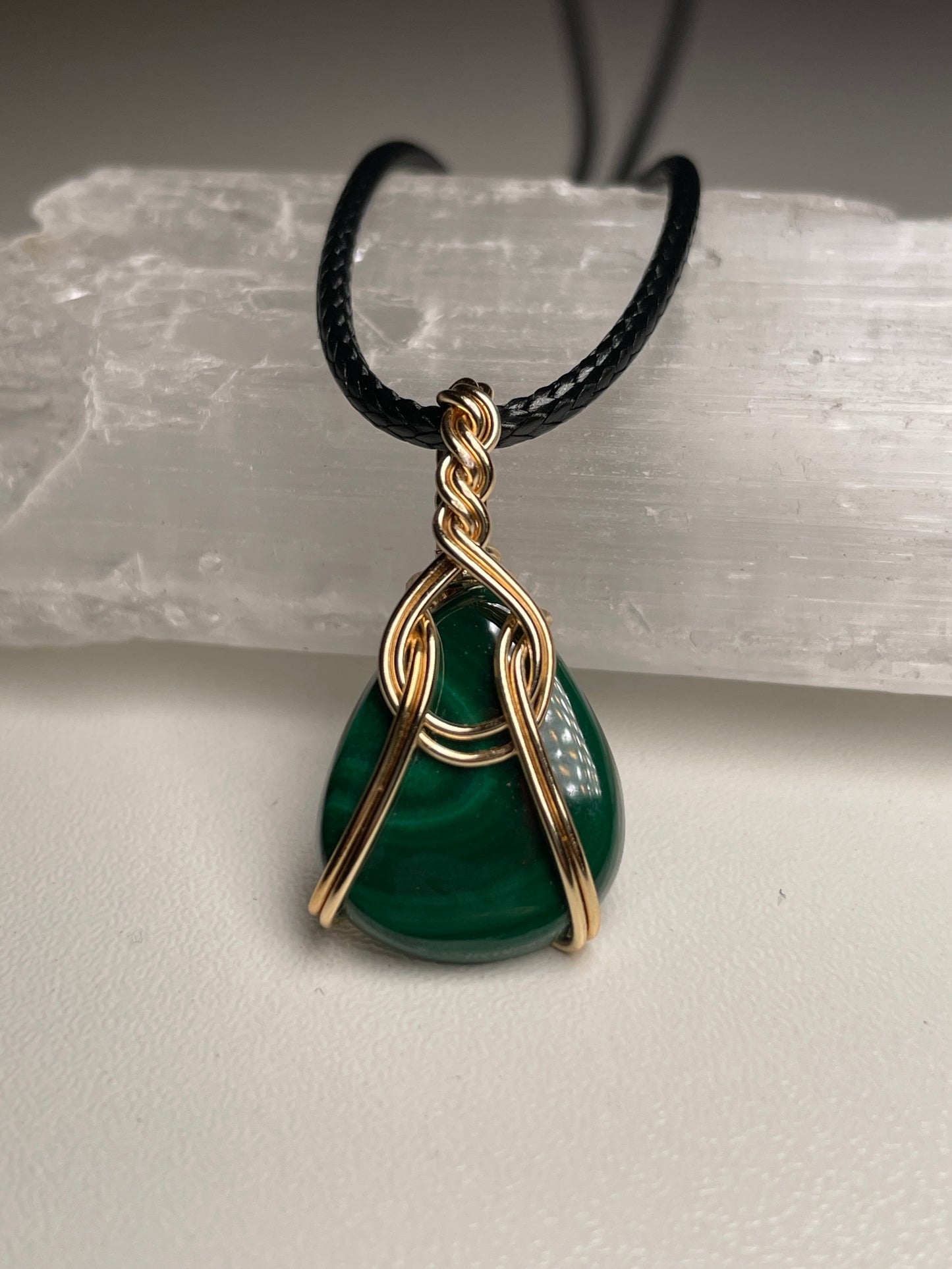 Malachite pendant