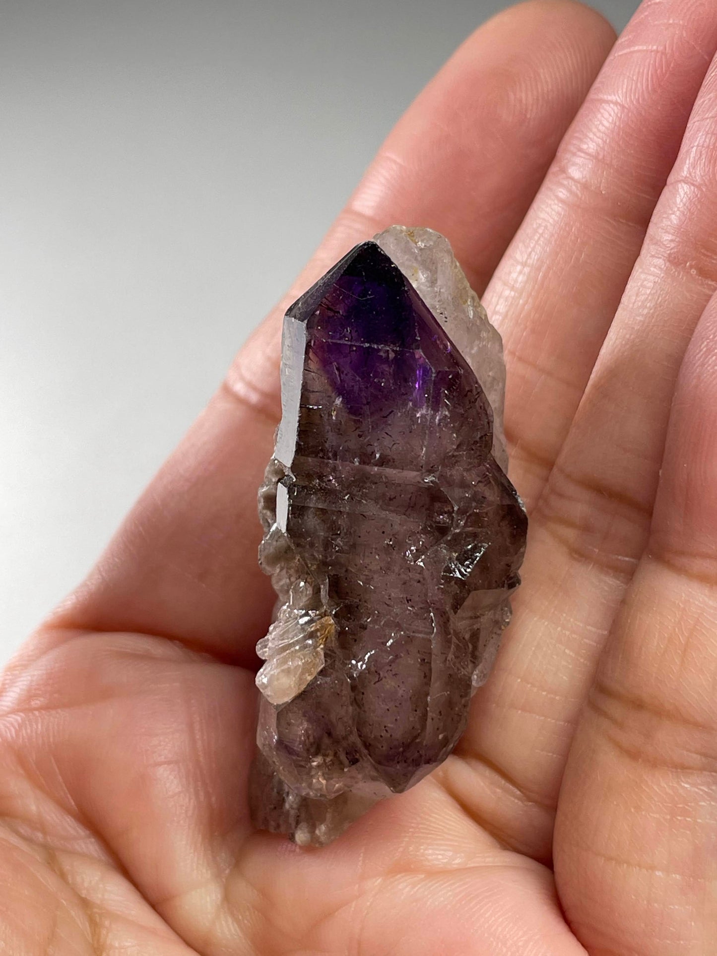 Shangaan amethyst on matrix