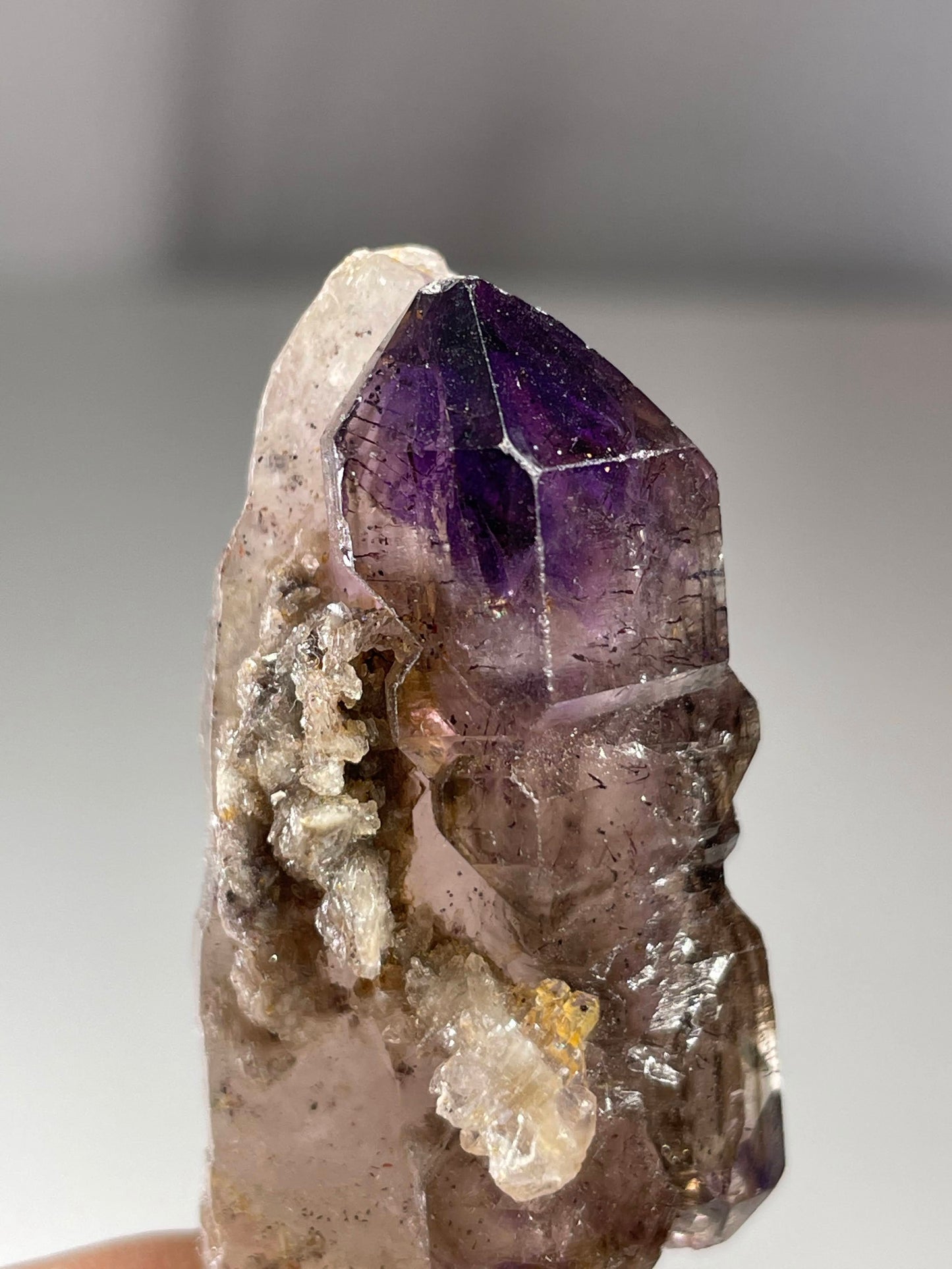 Shangaan amethyst on matrix