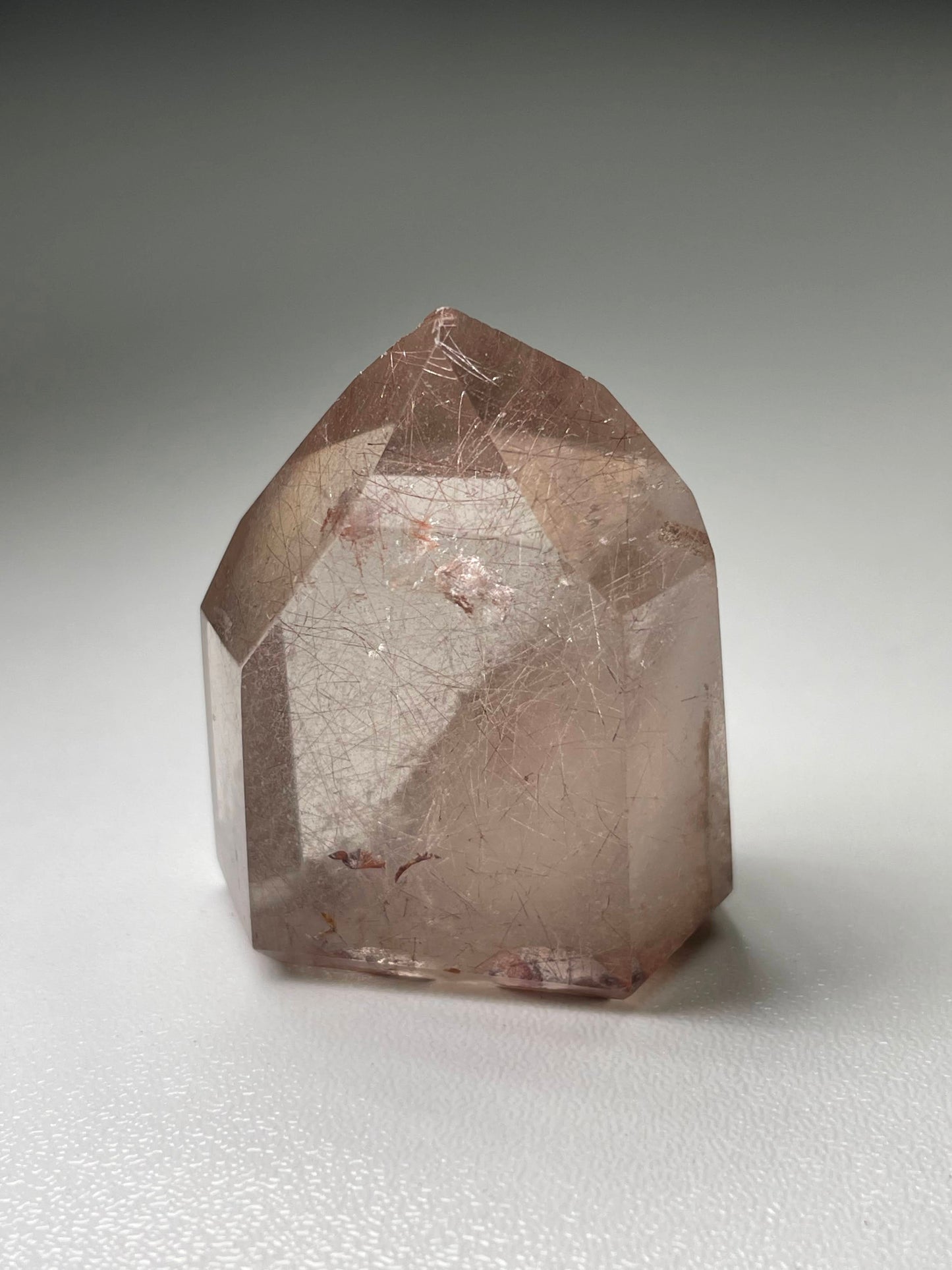 Rutile quartz tower (small)