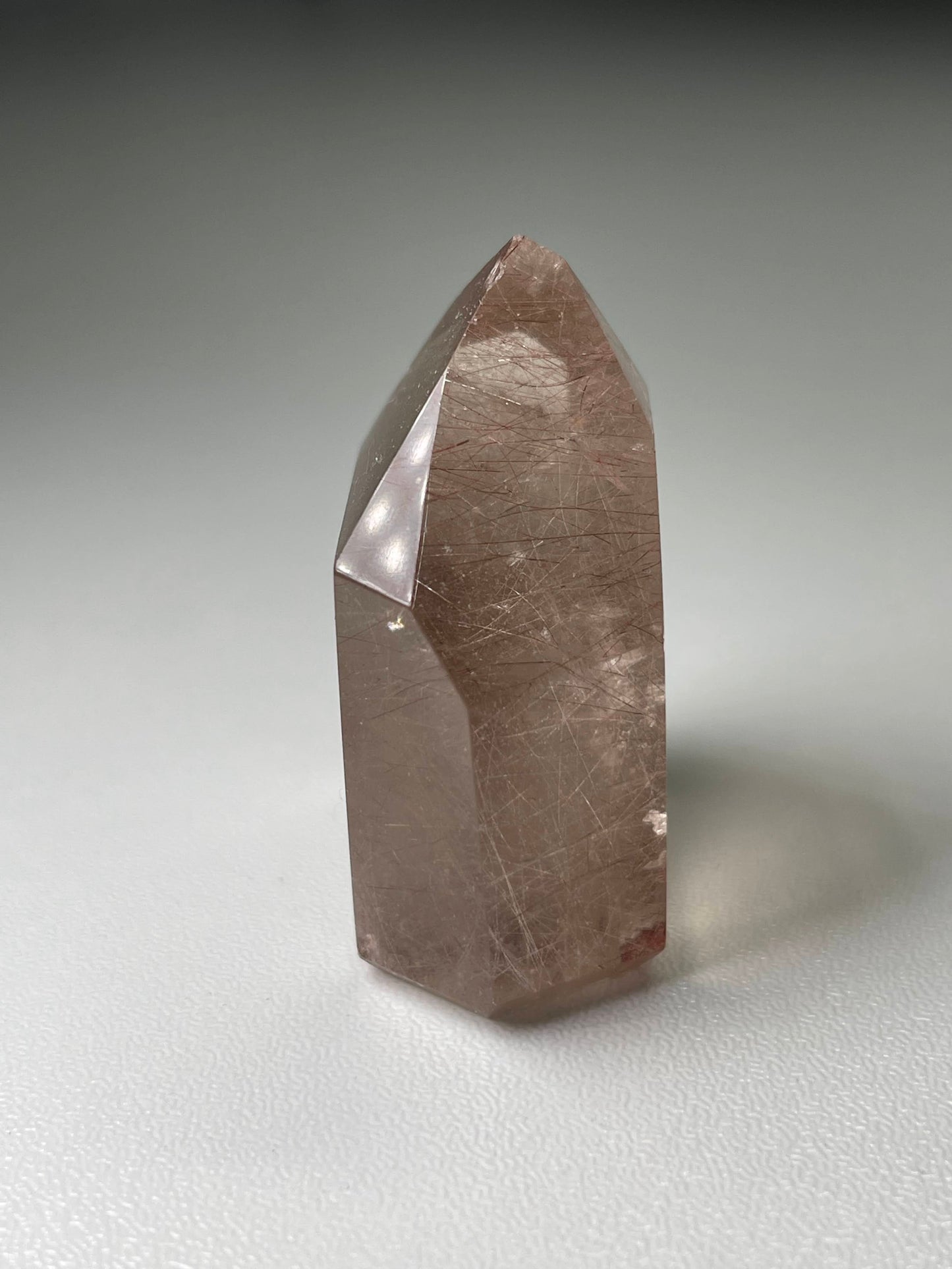 Rutile quartz tower (small)