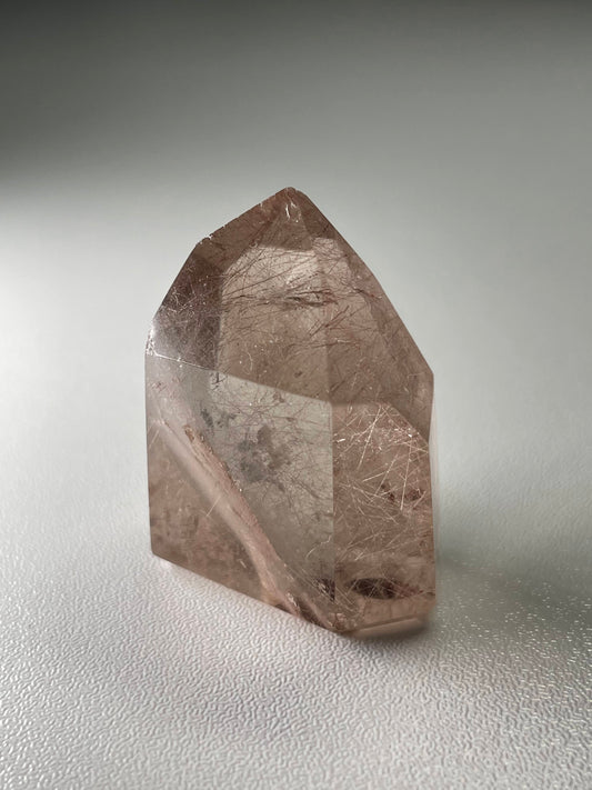 Rutile quartz tower (small)