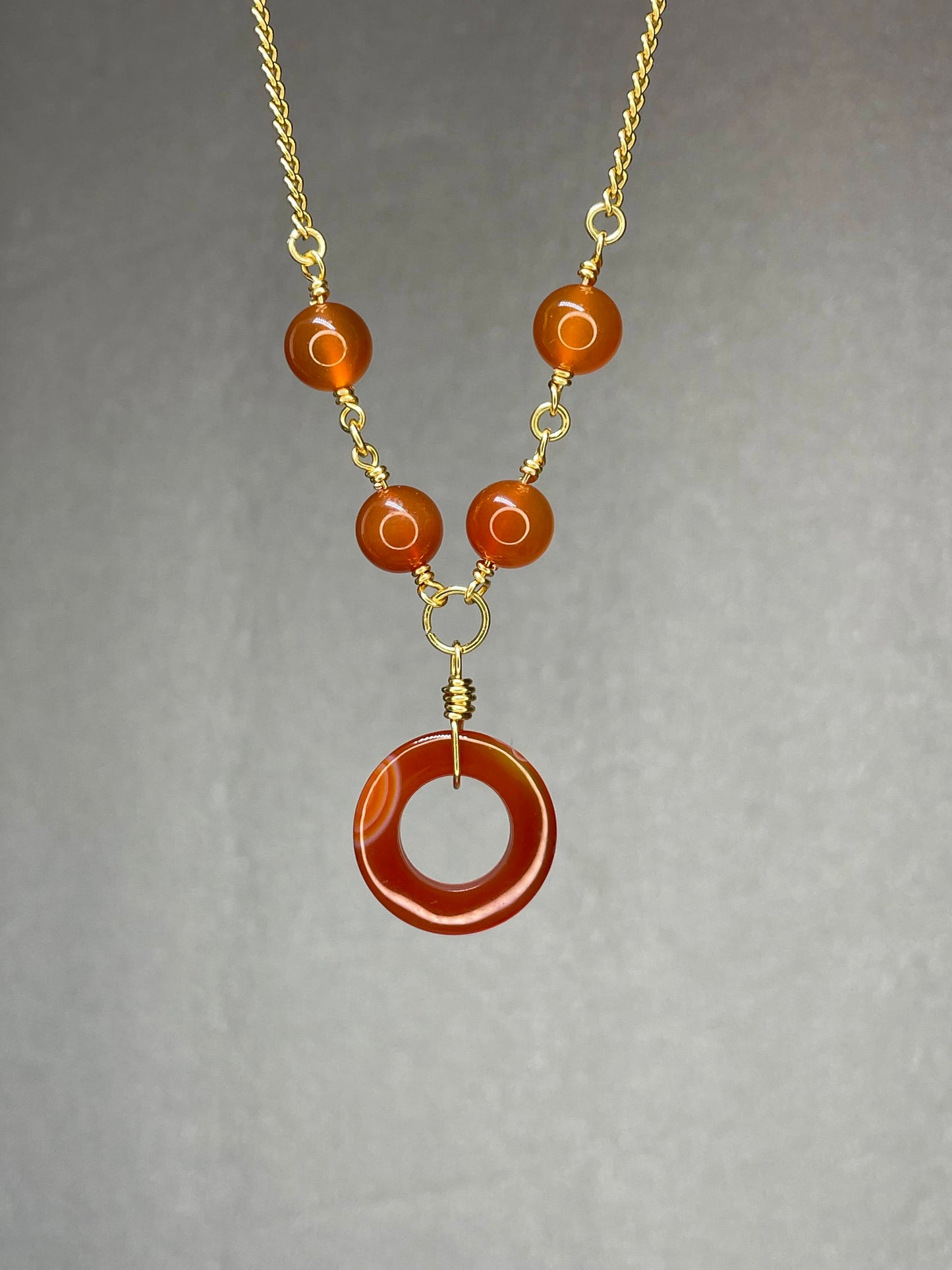 Carnelian necklace